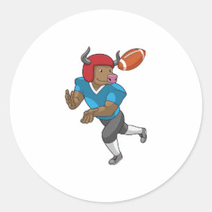 Sticker Rond Bull dans le football
