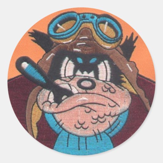 STICKER ROND BULL DOG= WW II (Devant)