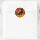 Sticker Rond Bull Fighter Et El Toro (Sac)