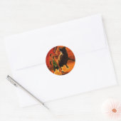Sticker Rond Bull Fighter Et El Toro (Enveloppe)