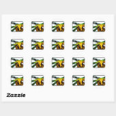 Sticker Rond Bull stock (Feuille)