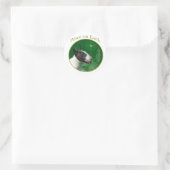 Sticker Rond Bull Terrier Peace (Sac)