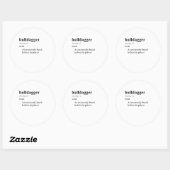 STICKER ROND BULLDAGGER (Feuille)