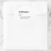 STICKER ROND BULLDAGGER (Sac)