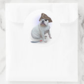 Sticker Rond Bulldog Pirate (Sac)