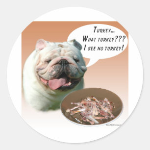 Sticker Rond Bulldog Turquie