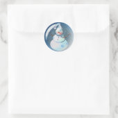 Sticker Rond BULLE DE NEIGE 4 par SHARON SHARPE (Sac)