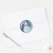 Sticker Rond BULLE DE NEIGE 4 par SHARON SHARPE (Enveloppe)