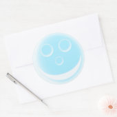 Sticker Rond Bulle souriante (Enveloppe)