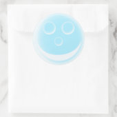 Sticker Rond Bulle souriante (Sac)