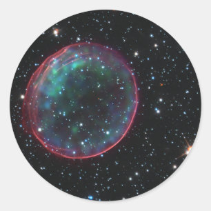 Sticker Rond Bulle spatiale
