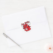 Sticker Rond Bulles Da Blanches (Enveloppe)