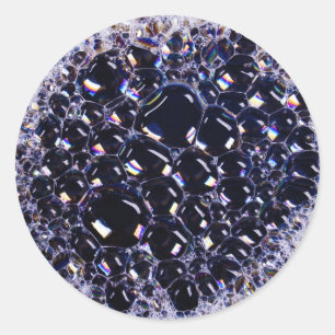 Sticker Rond bulles de mousse