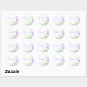 Sticker Rond Bulles de savon (Feuille)