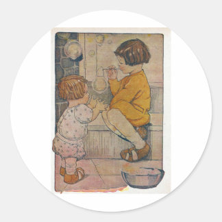Sticker Rond Bulles de souffle