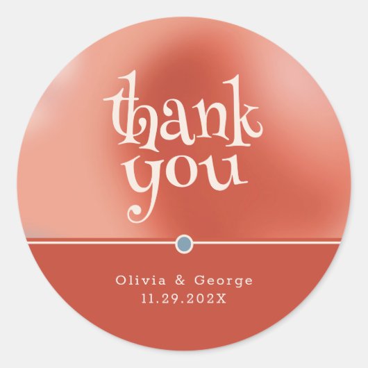 Sticker Rond Bulles Whimsical de l'amour : Mariage de contes de (Devant)