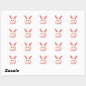 Sticker Rond Bullet Journaling Series19 - Jote Rabbit 1 (Feuille)