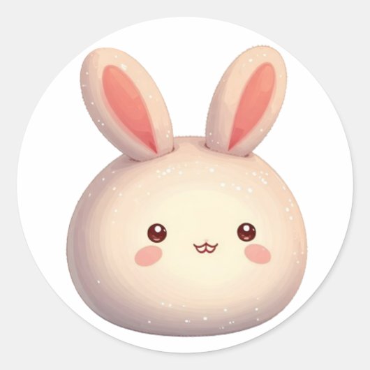 Sticker Rond Bullet Journaling Series20 - Jote Rabbit 2 (Devant)