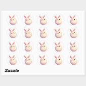 Sticker Rond Bullet Journaling Series21 - Jote Rabbit 3 (Feuille)