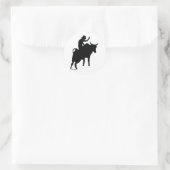 Sticker Rond Bullrider 2 (Sac)