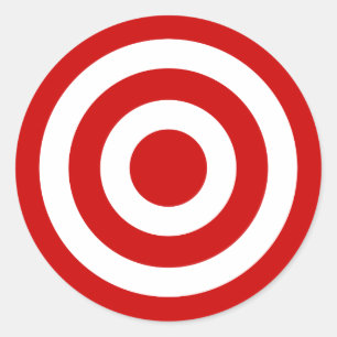 Sticker Rond Bull's_Eye
