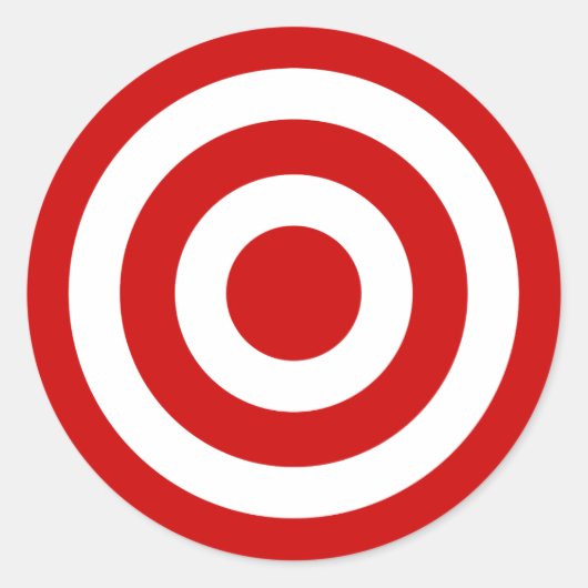 Sticker Rond Bull's_Eye (Devant)