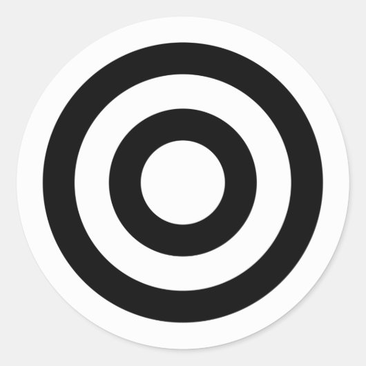 Sticker Rond Bull's_Eye (Devant)