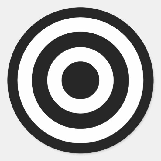 Sticker Rond Bull's_Eye (Devant)