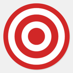 Sticker Rond Bull's_Eye