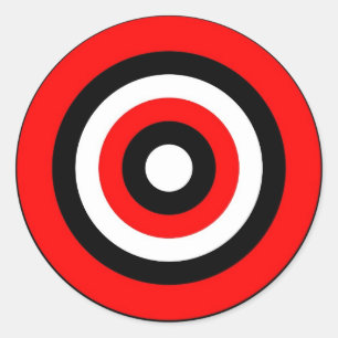 Sticker Rond Bullseye