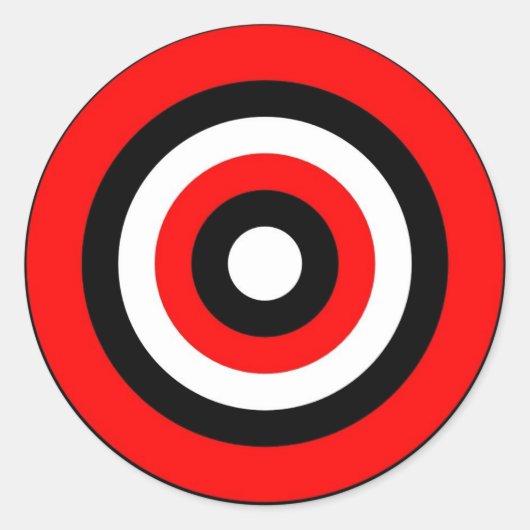 Sticker Rond Bullseye (Devant)