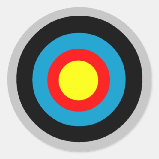 Sticker Rond Bullseye (Devant)