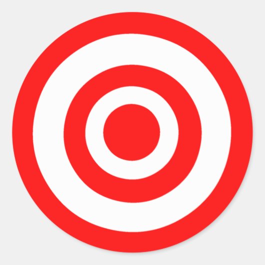 Sticker Rond Bullseye (Devant)