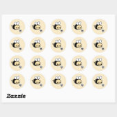 Sticker Rond Bumble Bee (Feuille)