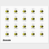 Sticker Rond Bumble Bee (Feuille)
