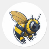 Sticker Rond Bumble Bee (Devant)