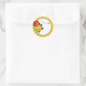 Sticker Rond Bumble Bee Lady Bug Douche fête Anniversaire Stick (Sac)