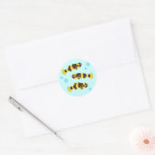 Sticker Rond Bumblebee Goby Fish (Enveloppe)