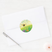 Sticker Rond Bumblebee sur l'Horizon (Enveloppe)
