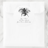 Sticker Rond Bumblebee vintage (Sac)