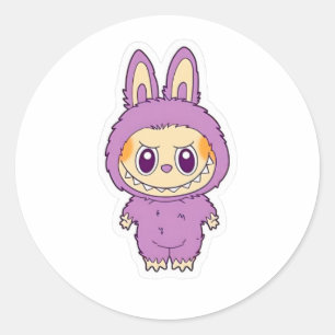 Sticker Rond Bun de raisin grincheux