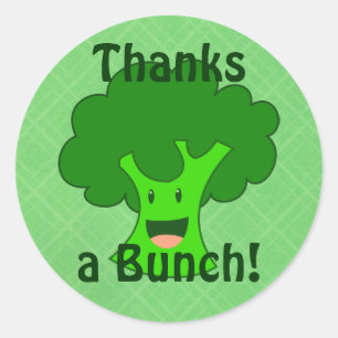 Sticker Rond Bunch Broccoli