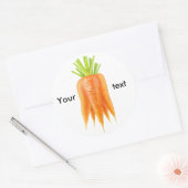 Sticker Rond Bunch de carottes (Enveloppe)