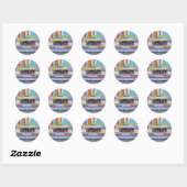 Sticker Rond Bunco Babe (Feuille)