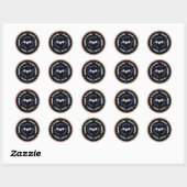 Sticker Rond Bunco Good Friends - Violet (Feuille)