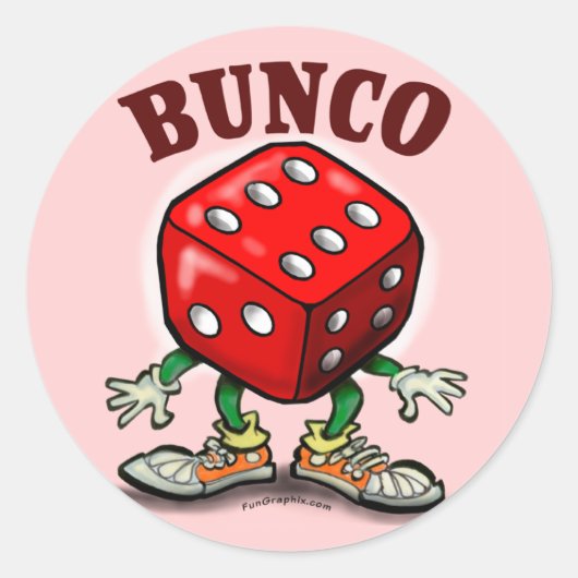 Sticker Rond Bunco (homonymie) (Devant)