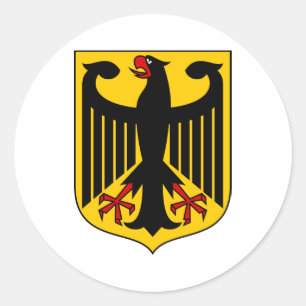 Sticker Rond Bundesadler - Bundeswappen Deutschlands -