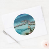 Sticker Rond Bunglows of Beachcomber (Enveloppe)