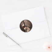 Sticker Rond Bunneh victorien (Enveloppe)
