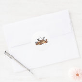 Sticker Rond Bunnies et Sloth (Enveloppe)